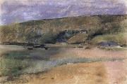 Edgar Degas Cliffs at the Edge of the Sea oil on canvas